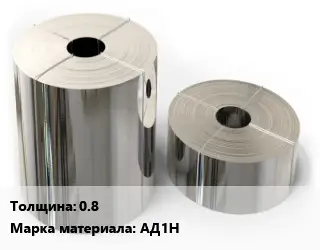 Лента алюминиевая усиленная 0.8 Марка: АД1Н